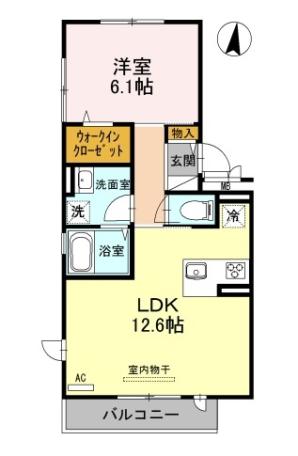 レフィナードKHY Ⅱ棟　2号室 物件画像1/25